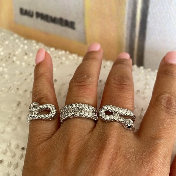 Unique Snake Triple Ring BRAND NEW - Picture 1 of 14
